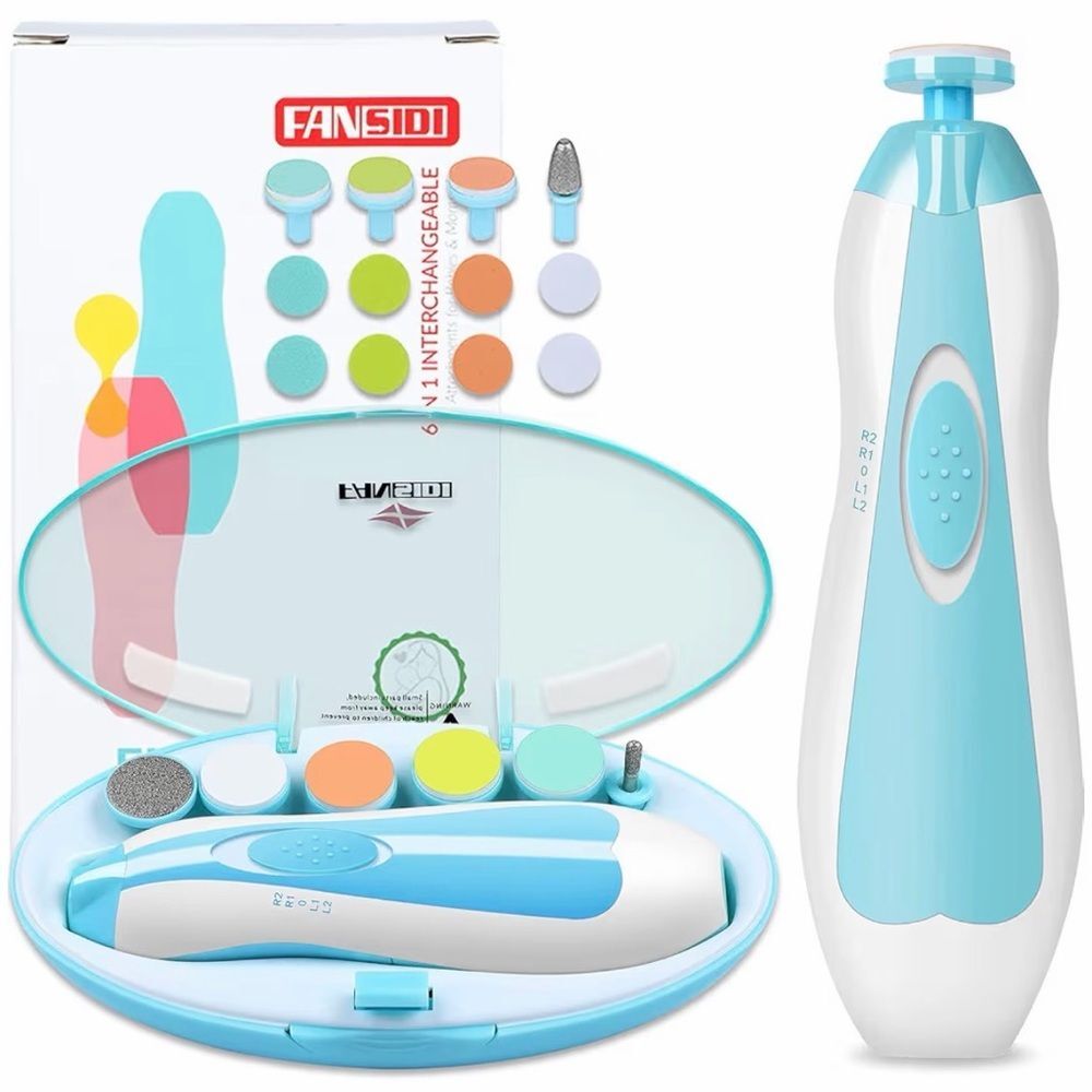 NIB FANSIDI Baby Nail File Kit | Blue